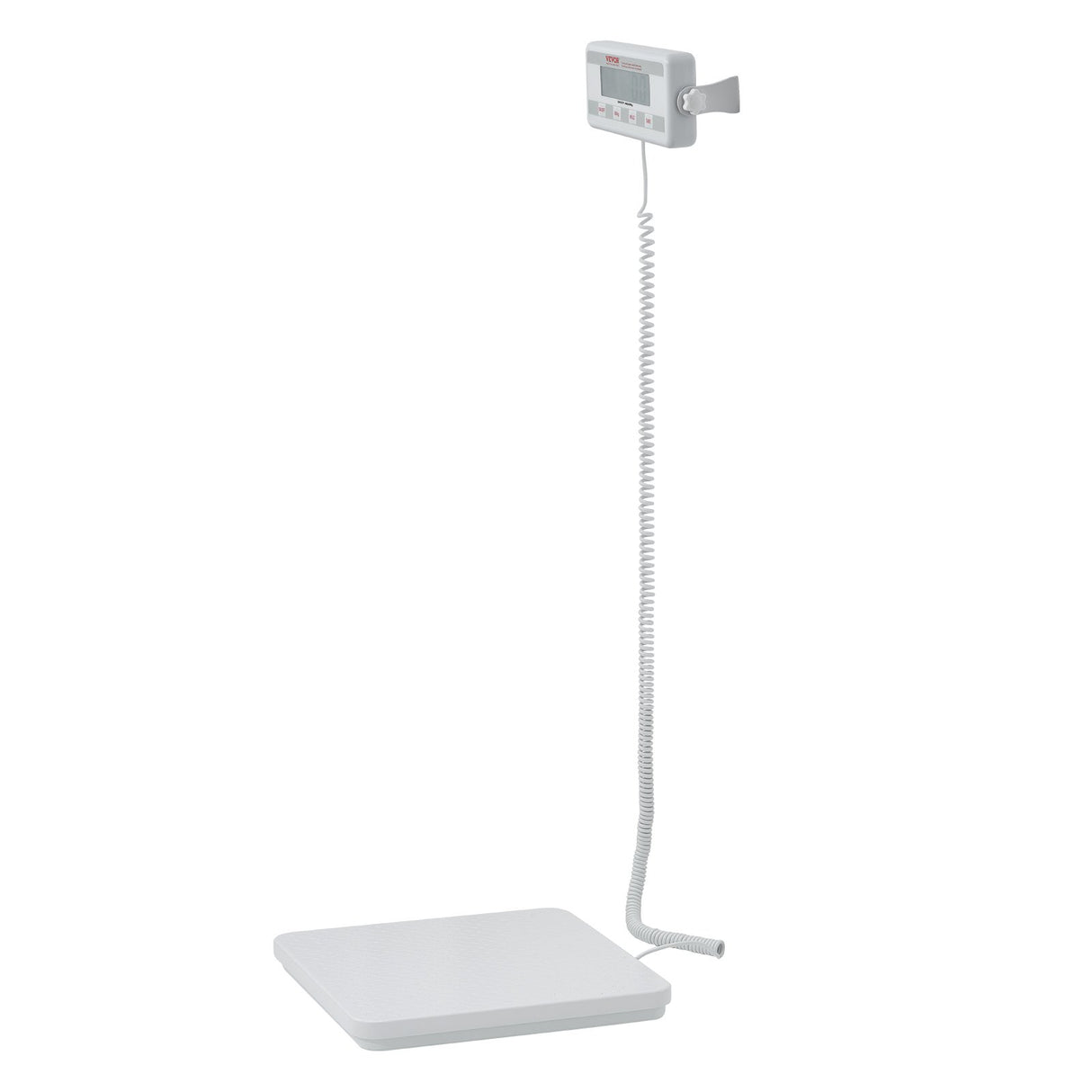 VEVOR Portable Medical Scale, Professional Physician Scale for Weighing - with Anti-slip Platform, 2 Units, Hold & Tare Function, Digital Physician Weight Scale for Gym Home Hospital, 440LBS Capacity