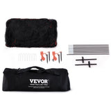 VEVOR Baseball Batting Cage, Softball and Baseball Batting Cage Net and Frame, 22x12x8ft Practice Portable Cage Net with Carry Bag, Heavy Duty