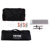 VEVOR Baseball Batting Cage, Softball and Baseball Batting Cage Net and Frame, 22x12x8ft Practice Portable Cage Net with Carry Bag, Heavy Duty Enclosed Pitching Cage, for Backyard Batting Hitting Training 670CM - Extra Image