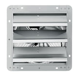 Shutter Exhaust Fan, 254 mm High-speed 1400RPM 753 CFM, Aluminum Wall Mount Attic Fan with AC-motor, Ventilation and Cooling for Greenhouses, Garages, Sheds, Shops - Extra Image