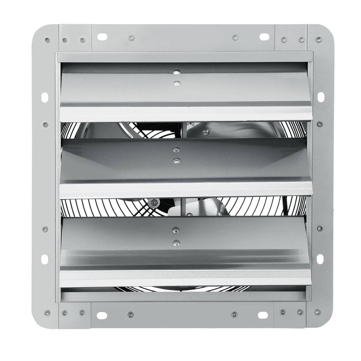 Shutter Exhaust Fan, 305 mm High-speed 1400RPM 1084 CFM, Aluminum Wall Mount Attic Fan with AC-motor, Ventilation and Cooling for Greenhouses, Garages, Sheds, Shops