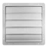 Shutter Exhaust Fan, 610 mm High-speed 1400RPM 2892 CFM, Aluminum Wall Mount Attic Fan with AC-motor, Ventilation and Cooling for Greenhouses, Garages, Sheds, Shops