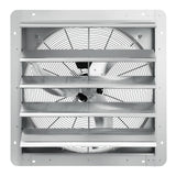 Shutter Exhaust Fan, 610 mm High-speed 1400RPM 2892 CFM, Aluminum Wall Mount Attic Fan with AC-motor, Ventilation and Cooling for Greenhouses, Garages, Sheds, Shops - Extra Image