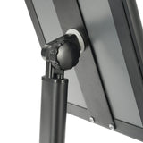 VEVOR Pedestal Sign Holder Adjustable Poster Stand 11 x 17 Inch Metal Base
