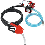 VEVOR Fuel Transfer Pump, 12V DC, 10 GPM, 8 m Lift, Portable Electric Diesel Transfer Extractor Pump