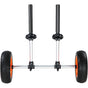 Adjustable Kayak Cart Canoe Boat Carrier 280lbs Load with 10'' Solid Tires
