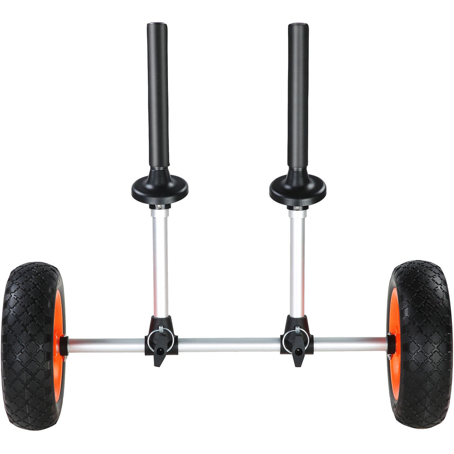 Adjustable Kayak Cart Canoe Boat Carrier 280lbs Load with 10'' Solid Tires