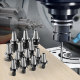 VEVOR CAT40 Collet Holder ER 16/32 Collet Set, 35 PCs, SLN FMB ER16/32 APU Tool Holders Spring Steel Collet Chucks with 10 Pull Studs and 3 Wrenches,