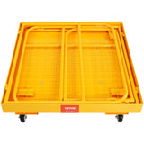 VEVOR Forklift Safety Cage, 544 kg Load Capacity, 92 x 92 cm Folding Forklift Work Platform with Lockable Swivel Wheels, Drain Hole, and Device Chain, Holds 1 to 2 Adults, Perfect for Aerial Work - Extra Image