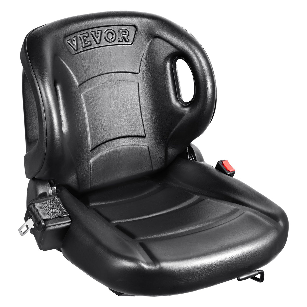 VEVOR Universal Forklift Seat Wrap-around Forklift Seat Adjustable Back Seatbelt