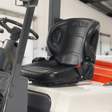 VEVOR Universal Forklift Seat Wrap-around Forklift Seat Adjustable Back Seatbelt - Low Angle