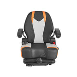 VEVOR Universal Forklift Seat Fold Down Tractor Suspension Seat Adjustable Back - Extra Image