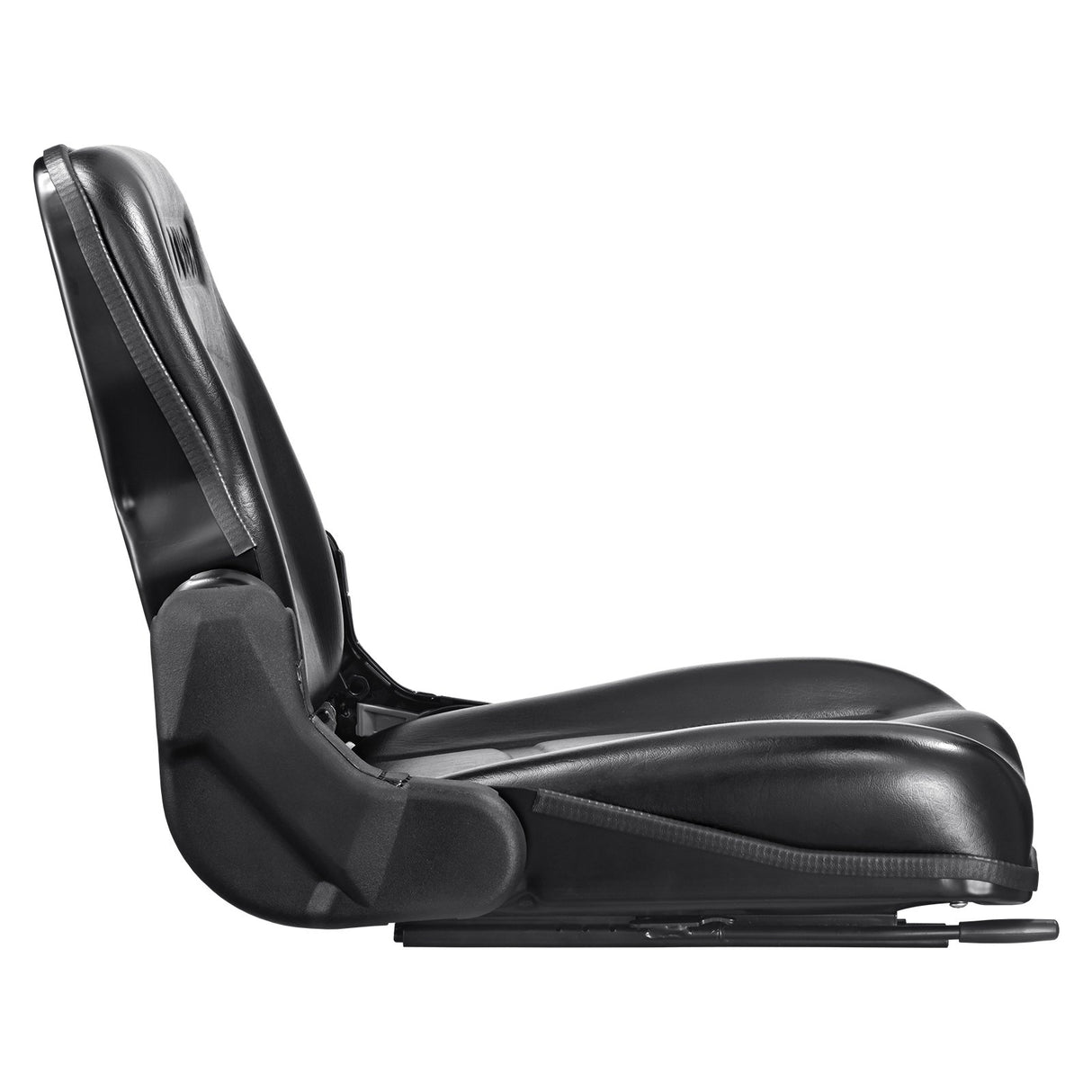 VEVOR Universal Forklift Seat, Fold Down Tractor Seat with Adjustable Angle Back and Micro Switch, 16-34 cm Extended Slot Comfortable Forklift Seat