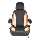 VEVOR Forklift Seat Mower Tractor Seat Adjustable Back Seatbelt & Headrest