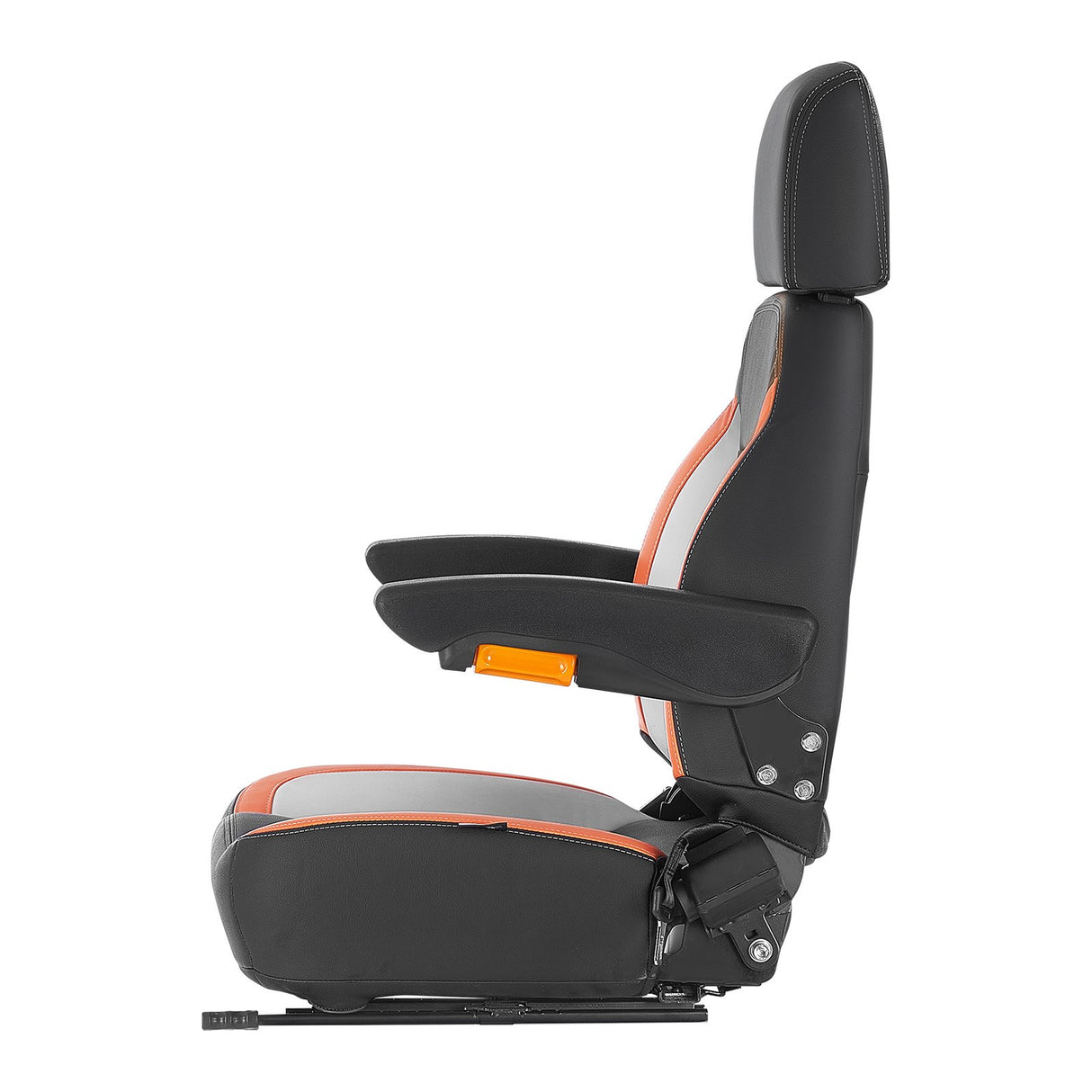 VEVOR Forklift Seat Mower Tractor Seat Adjustable Back Seatbelt & Headrest