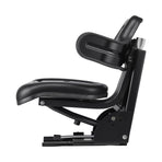 Universal Forklift Seat, Waterproof Tractor Suspension Seat with Adjustable Back, Secure Tractor Seat with Micro Switch, Widely Compatible Seat for Skid Loader Bulldozer