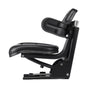 Universal Forklift Seat, Waterproof Tractor Suspension Seat with Adjustable Back, Secure Tractor Seat with Micro Switch, Widely Compatible Seat for Skid Loader Bulldozer