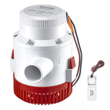 VEVOR Bilge Pump, 3000GPH Automatic Submersible Boat Bilge Water Pump with Float Switch, 40 mm Outlet Diameter, Small Boat Bilge Pump, Marine Electric