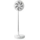 VEVOR 12 Inch Foldable Oscillating Standing Fan with Remote Control, 4 Speed Adjustable Portable Desk Quiet Fan, 7200mah Rechargeable USB Small Fan, Folded Rotating Floor Fan for Bedroom Office Travel - Extra Image