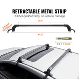 VEVOR Universal Roof Rack Crossbar for Naked Roof Vehicle Aluminum with Lock - Side View