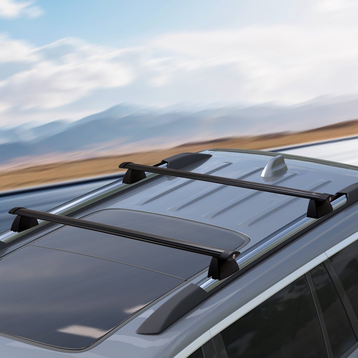VEVOR Roof Rack Crossbar for JEEP GRAND CHEROKEE 2011-2021 Aluminum with Lock