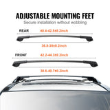 VEVOR Roof Rack Crossbar for Subaru Forester 2014-2022 Crossbars Aluminum 2 PCS