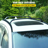 VEVOR Roof Rack Compatible with Mazda CX-5 CX5 2017 2018 2019 2021 4PCS Roof Rack Rail Cross Bar Crossbar - Front View