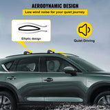 VEVOR Roof Rack Compatible with Mazda CX-5 CX5 2017 2018 2019 2021 4PCS Roof Rack Rail Cross Bar Crossbar - 45-Degree Angle