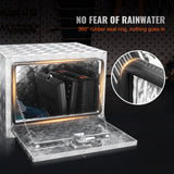 VEVOR Underbody Truck Box, 24"?14"?16" Pickup Storage Box, Heavy Duty Aluminum Diamond Plate Tool Box with Lock and Keys, Waterproof Trailer Storage