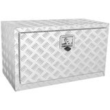 VEVOR Underbody Truck Box, 30"?14"?16" Pickup Storage Box, Heavy Duty Aluminum Diamond Plate Tool Box with Lock and Keys, Waterproof Trailer Storage