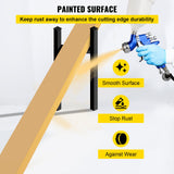 VEVOR Bucket Cutting Edge, 213x10x1.3 Bucket Edge, Weld-on and Bolt-on Advanced Cutting Edge, 16Mn Carbon-manganese Steel Loader Cutting Edge, Skid Steer Cutting Edge with Paint for Excavator and Load - 45-Degree Angle