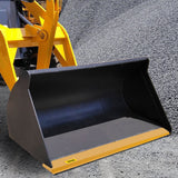 VEVOR Bucket Cutting Edge, 213x15x1.9 Bucket Edge, Weld-on and Bolt-on Advanced Cutting Edge, 16Mn Carbon-manganese Steel Loader Cutting Edge, Skid Steer Cutting Edge with Paint for Excavator and Load - Low Angle