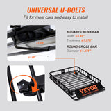VEVOR Roof Rack Cargo Basket 200 LBS 51