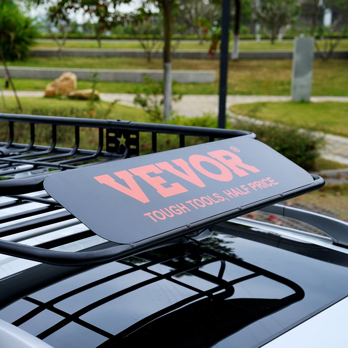 VEVOR Roof Rack Cargo Basket 200 LBS Capacity Extension 64"x39"x6" for SUV Truck