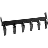 VEVOR Bucket Tooth Bar, 48in Inside Bucket Width Tractor Bucket Teeth, 9.84in Teeth Space Tooth Bar for Loader Bucket 23TF, Bolt on Tooth Bucket