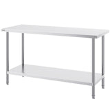 VEVOR Stainless Steel Work Prep Table Commercial Worktable Food Prep 24x60x34in - Extra Image