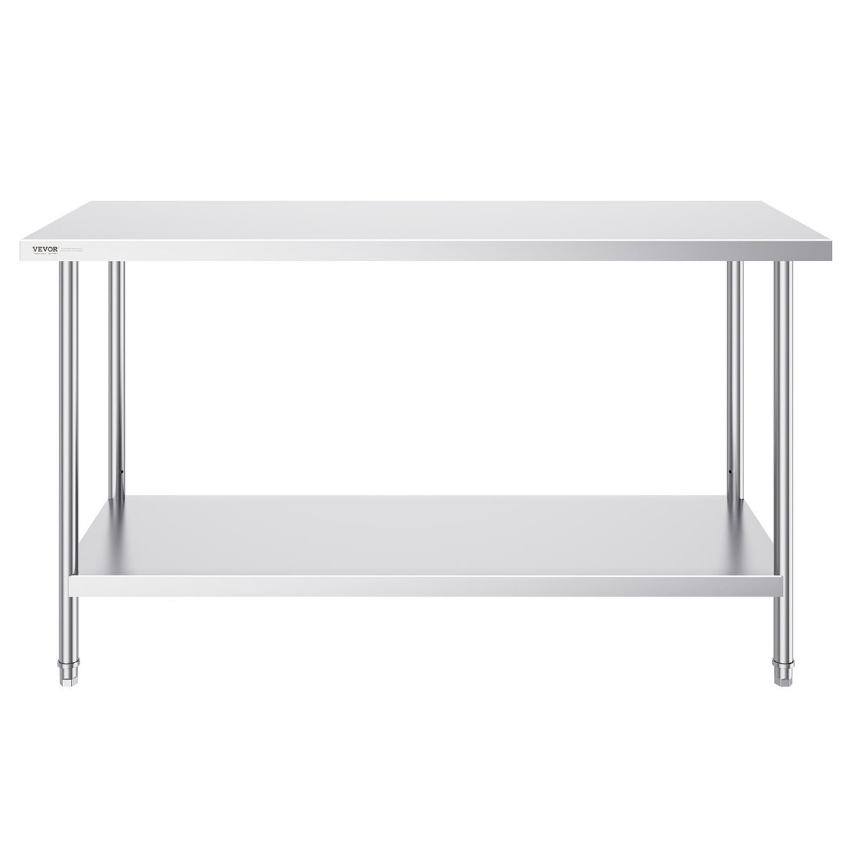 VEVOR Stainless Steel Work Prep Table Commercial Worktable Food Prep 24x60x34in