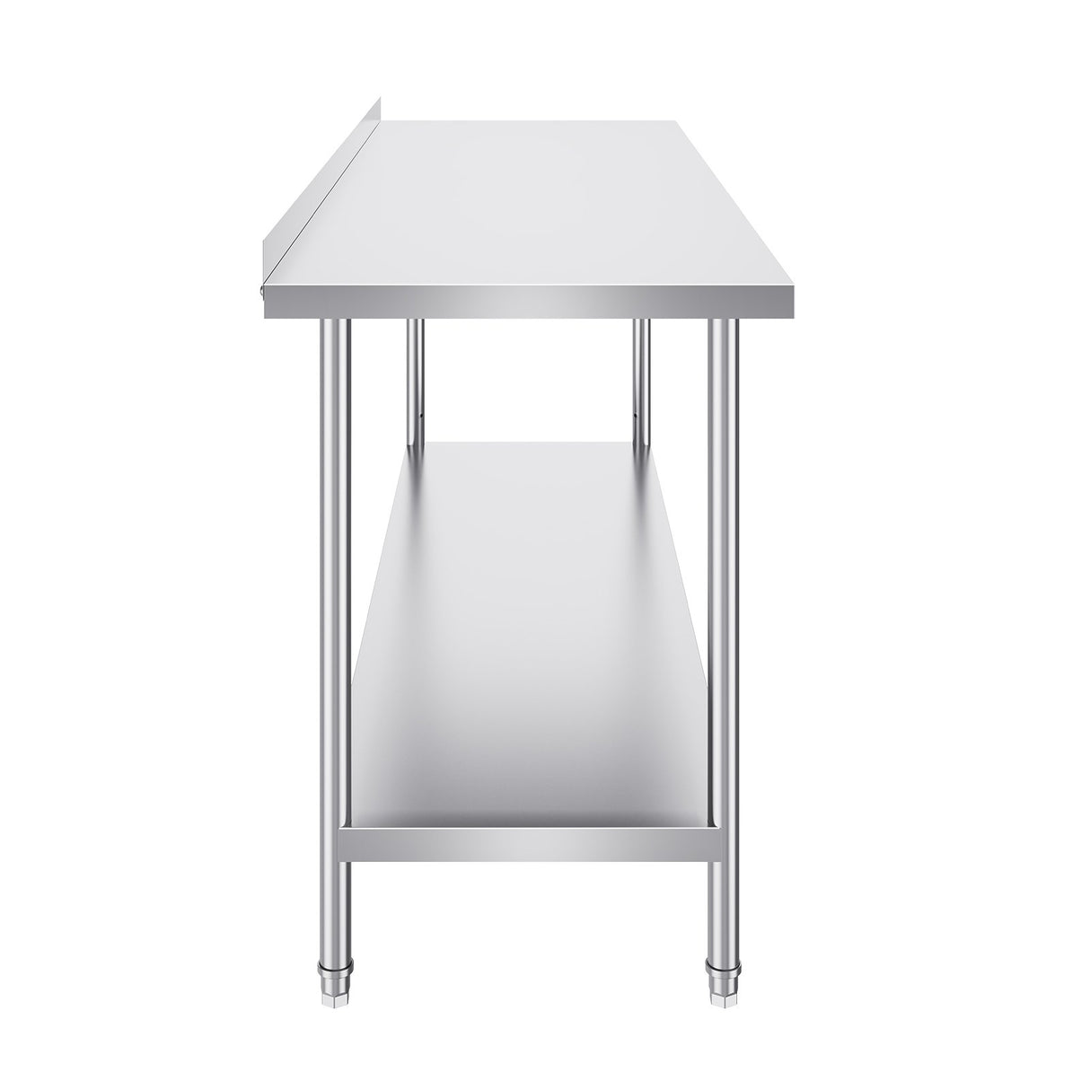 VEVOR 24 x 72 x 36 Inch Stainless Steel Work Table, Commercial Food Prep Worktable Heavy Duty Prep Worktable, Metal Work Table with Adjustable Height