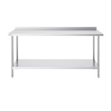 VEVOR 24 x 72 x 36 Inch Stainless Steel Work Table, Commercial Food Prep Worktable Heavy Duty Prep Worktable, Metal Work Table with Adjustable Height