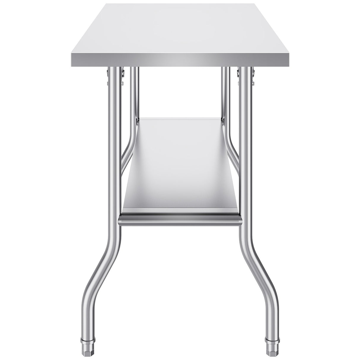 VEVOR Commercial Worktable Workstation Folding Commercial Prep Table 1220x610 mm
