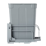 Pullout Trash Can for Kitchen Cabinets, Garbage Waste Recycling Bin, Under Mount Waste Container, with Heavy Duty Metal Soft Close Sliding System and Door Kit, for Sink, Under Counter