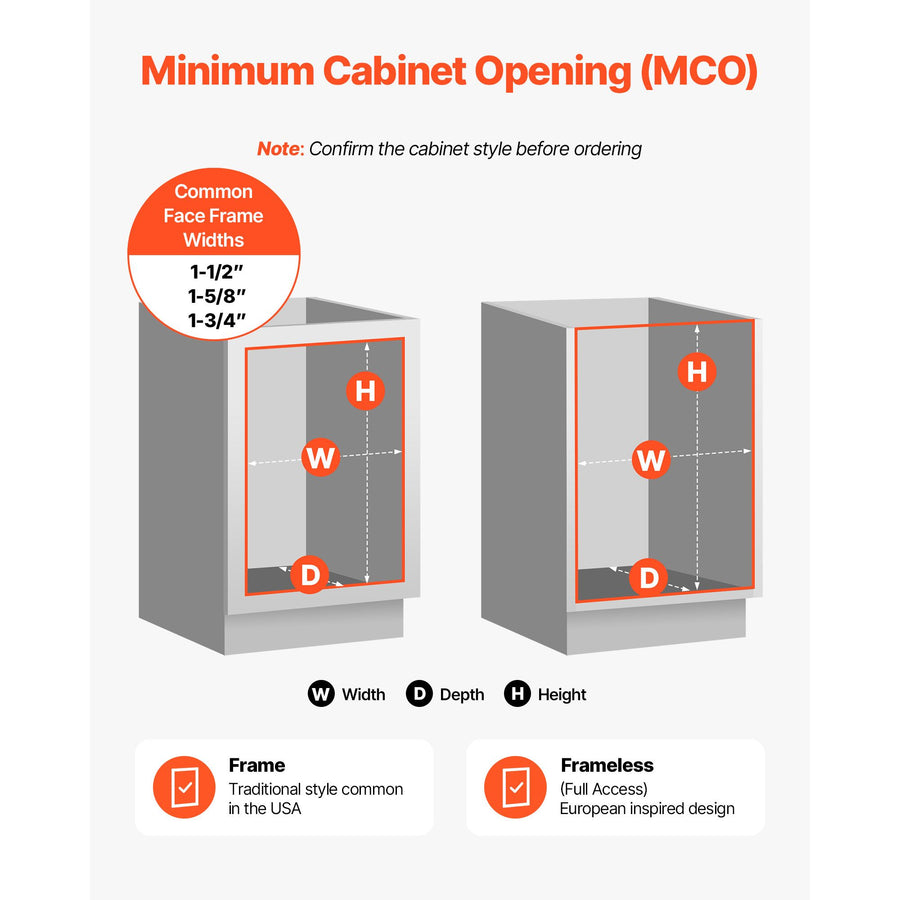 Pullout Trash Can for Kitchen Cabinets,Double Under Sink Garbage Waste Recycling Bin, Under Mount Waste Container, with Heavy Duty Metal Full Extension Sliding System and Handle