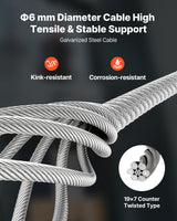 VEVOR 3-in-1 Electric Hoist Winch, 700 kg Capacity, 1500W Portable Power Winch Crane, 7.6 m Lifting Height, 5 m/min with Manual, Wired and Wireless Remote Control for Factory, Warehouss, Garage - Rear View