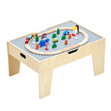 VEVOR Multi-Purpose Activity Play Table 290 Building Bricks & 30 PCS Accessories - Extra Image