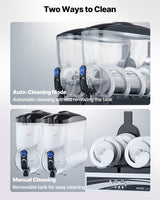 Commercial Frozen Drink Maker, 15Lx2 Double Tank Slushy Machine, 120 Cups Stainless Steel Margarita Smoothie Frozen Drink Machine, Slushie Maker for Home Party Restaurants Cafe Bars - 45-Degree Angle