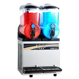 Commercial Frozen Drink Maker, 15Lx2 Double Tank Slushy Machine, 120 Cups Stainless Steel Margarita Smoothie Frozen Drink Machine, Slushie Maker for Home Party Restaurants Cafe Bars - Extra Image