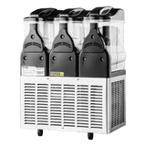 Commercial Frozen Drink Maker, 15Lx3 Triple Tank Slushy Machine, 180 Cups Stainless Steel Margarita Smoothie Frozen Drink Machine, Slushie Maker for Home Party Restaurants Cafe Bars