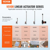 VEVOR Linear Actuator 12V 6Inch 0.55