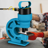VEVOR CH-60 Hydraulic Hole Punching Tool 31T Hole Digger Force Puncher Smooth Hole Puncher for Iron Plate Copper Bar Aluminum Stainless Steel - Low Angle