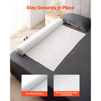 Bed Bumper for Toddlers, 52-inch Inflatable Bed Guard Rail with Safety Flap, 2-Pack Toddler Bedrail Bumpers with Non-Slip Bottom & Machine-Washable Cover for Twin, Full, Queen and King Beds